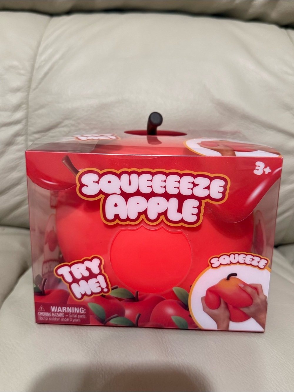 Toymendous Sunny Days Squeeeeze Apple Squishy Fidget Toy Jumbo